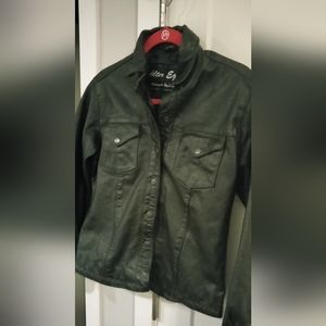 Alter Ego Genuine Leather Black Motorcycle Jacket Small